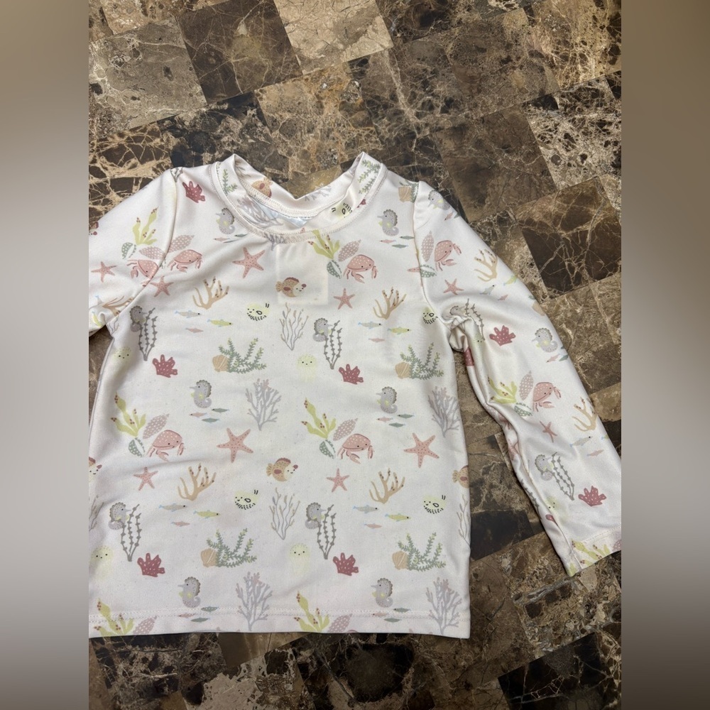4/30$ H&M ocean longsleeve swimwear 6-12 months
